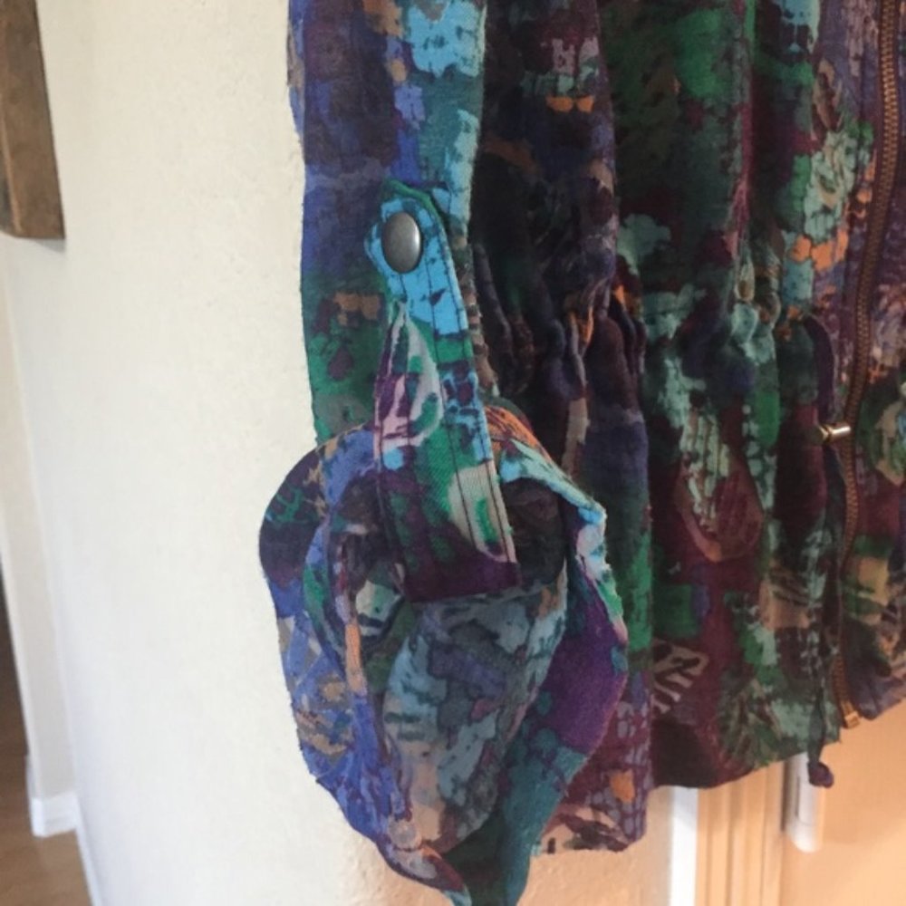 Ruby Rd. zip up light weight jacket 10 - Picture 5 of 6